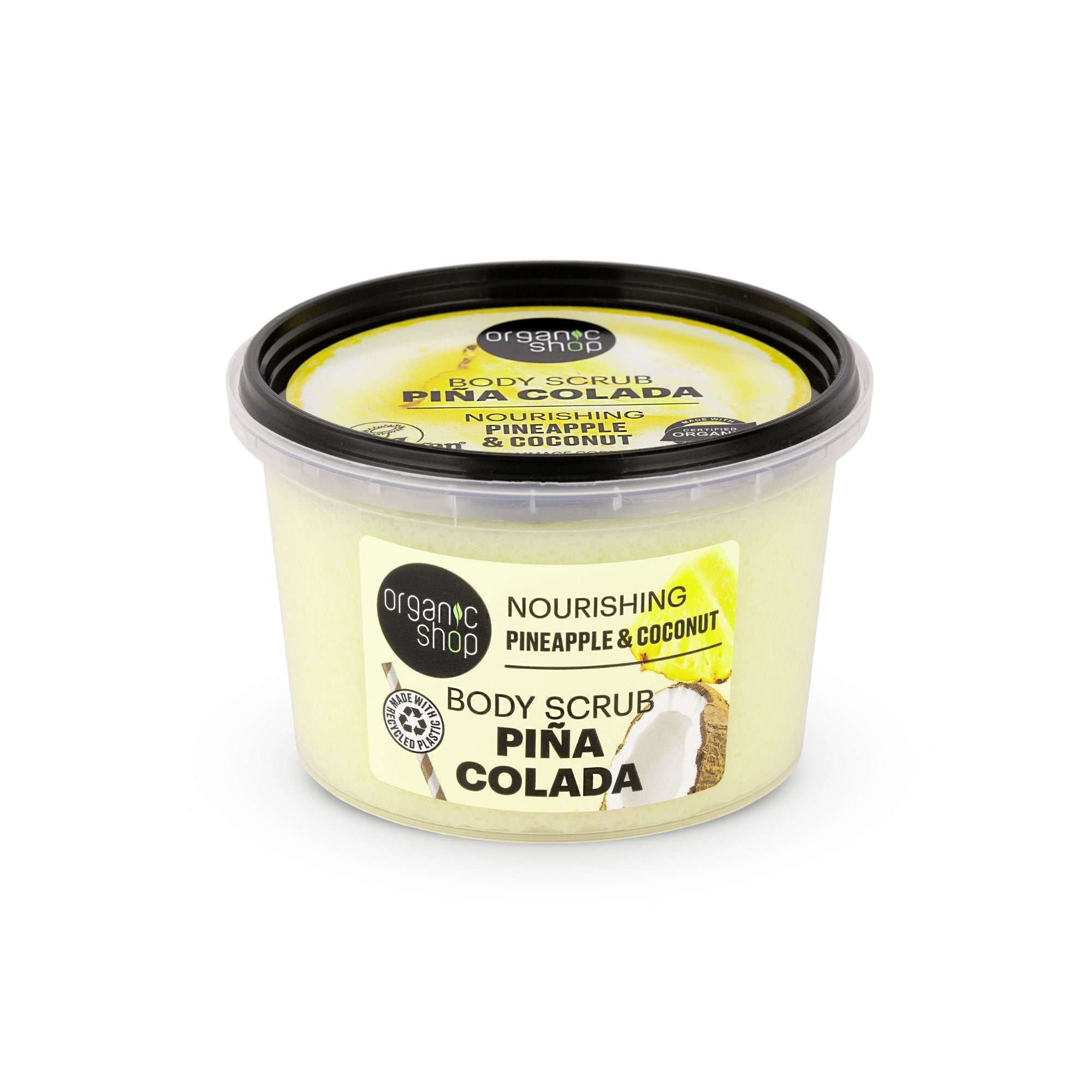Organic Shop Nourishing Pina Colada Body Scrub Pineapple and Coconut (250ml)