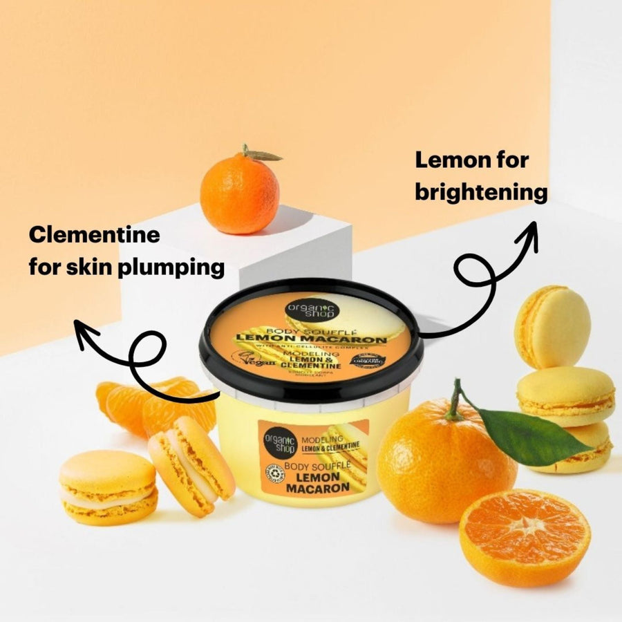 Modelling Lemon Macaron Body Souffle Lemon and Clementine (250ml)