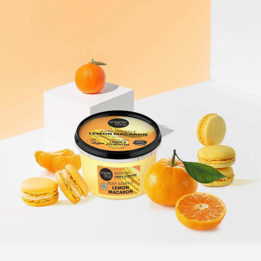 Modelling Lemon Macaron Body Souffle Lemon and Clementine (250ml)