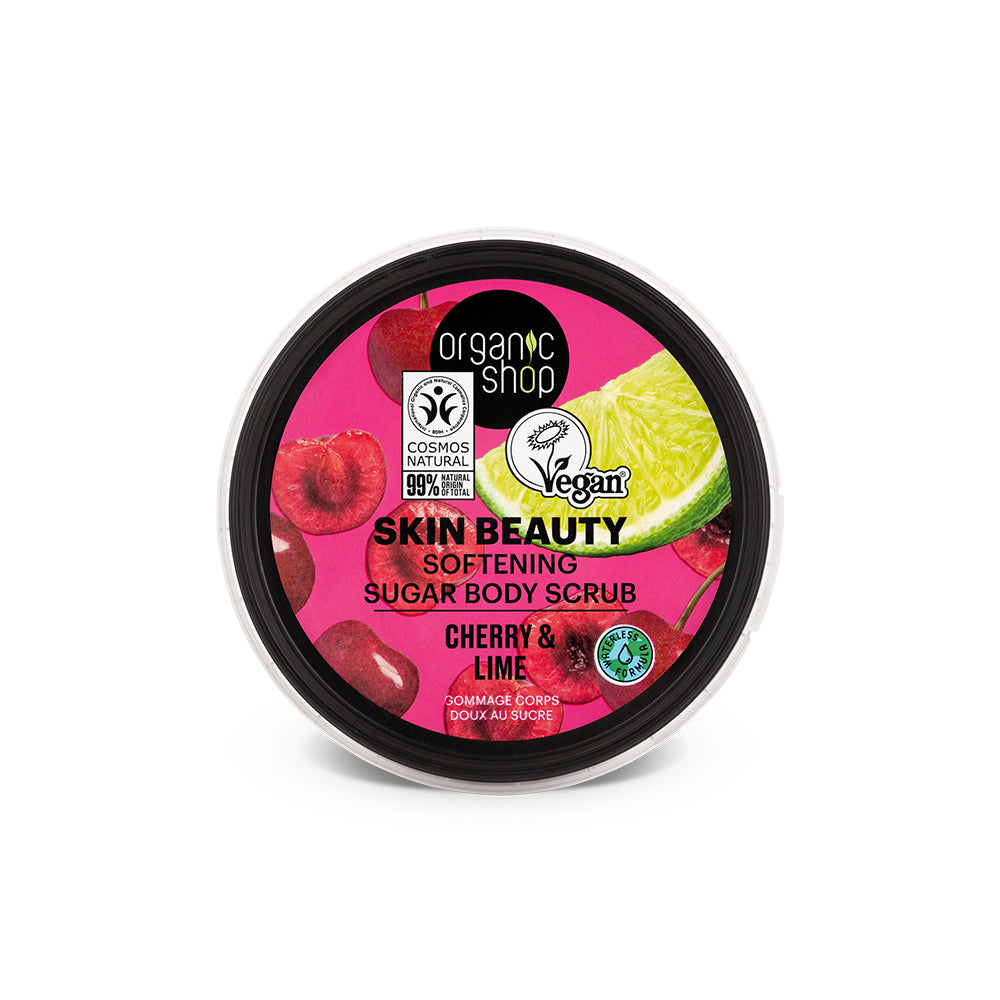 CHERRY & LIME SUGAR BODY SCRUB SOFTENING