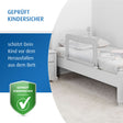 ByMySide bed rail, for beds 150 cm - 180 cm, with fold-down function