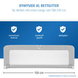 ByMySide bed rail, for beds 180 cm - 210 cm, with fold-down function