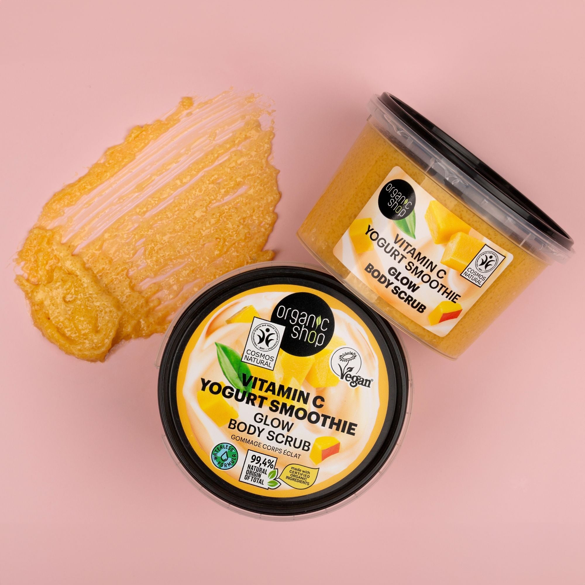 Organic Shop Vitamin C Yogurt Smoothie Glow Body Scrub (250ml)