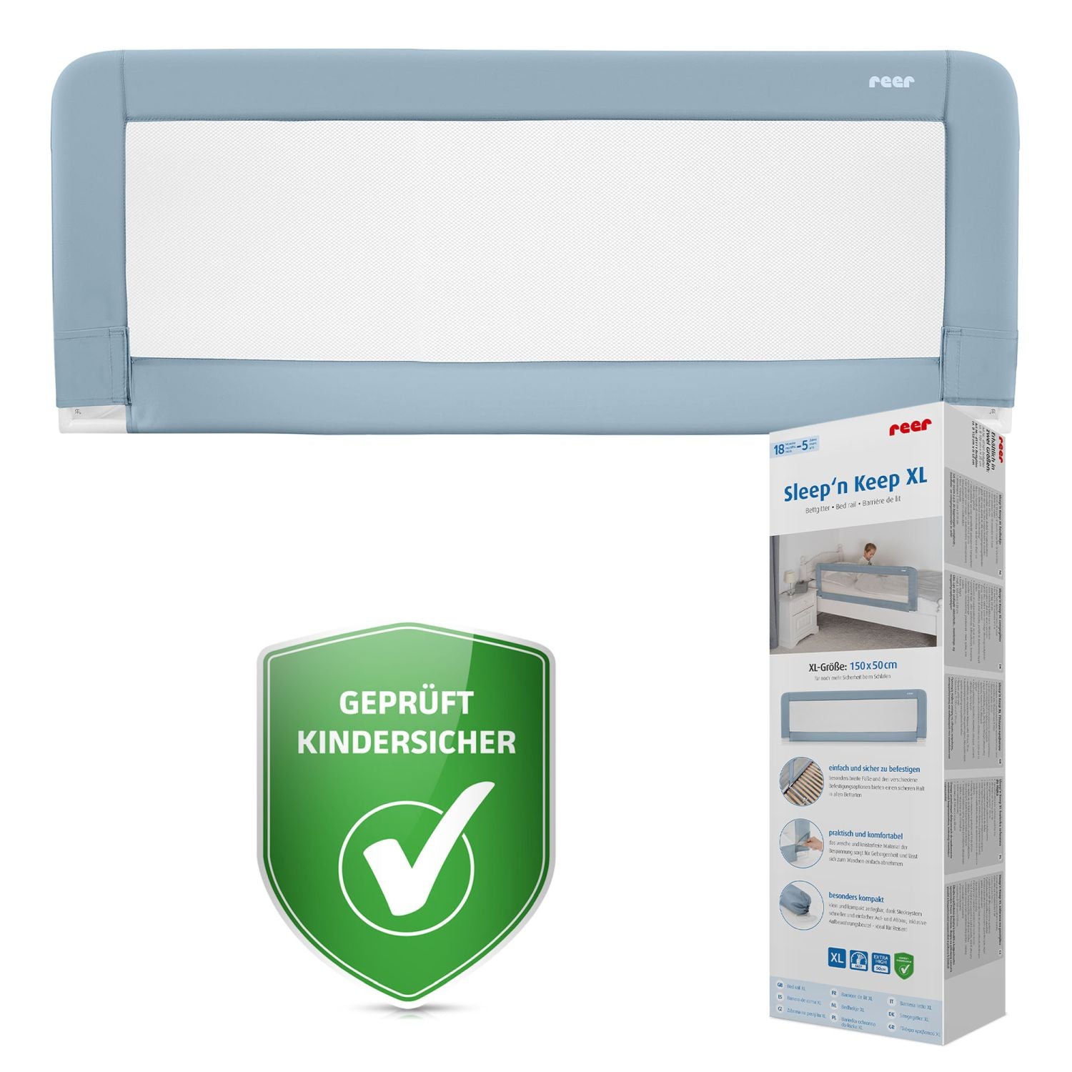 Sleep'n Keep bed rail, for beds 150 cm - 210 cm