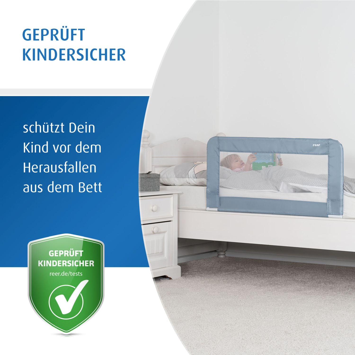 Sleep'n Keep bed rail, for beds 150 cm - 210 cm
