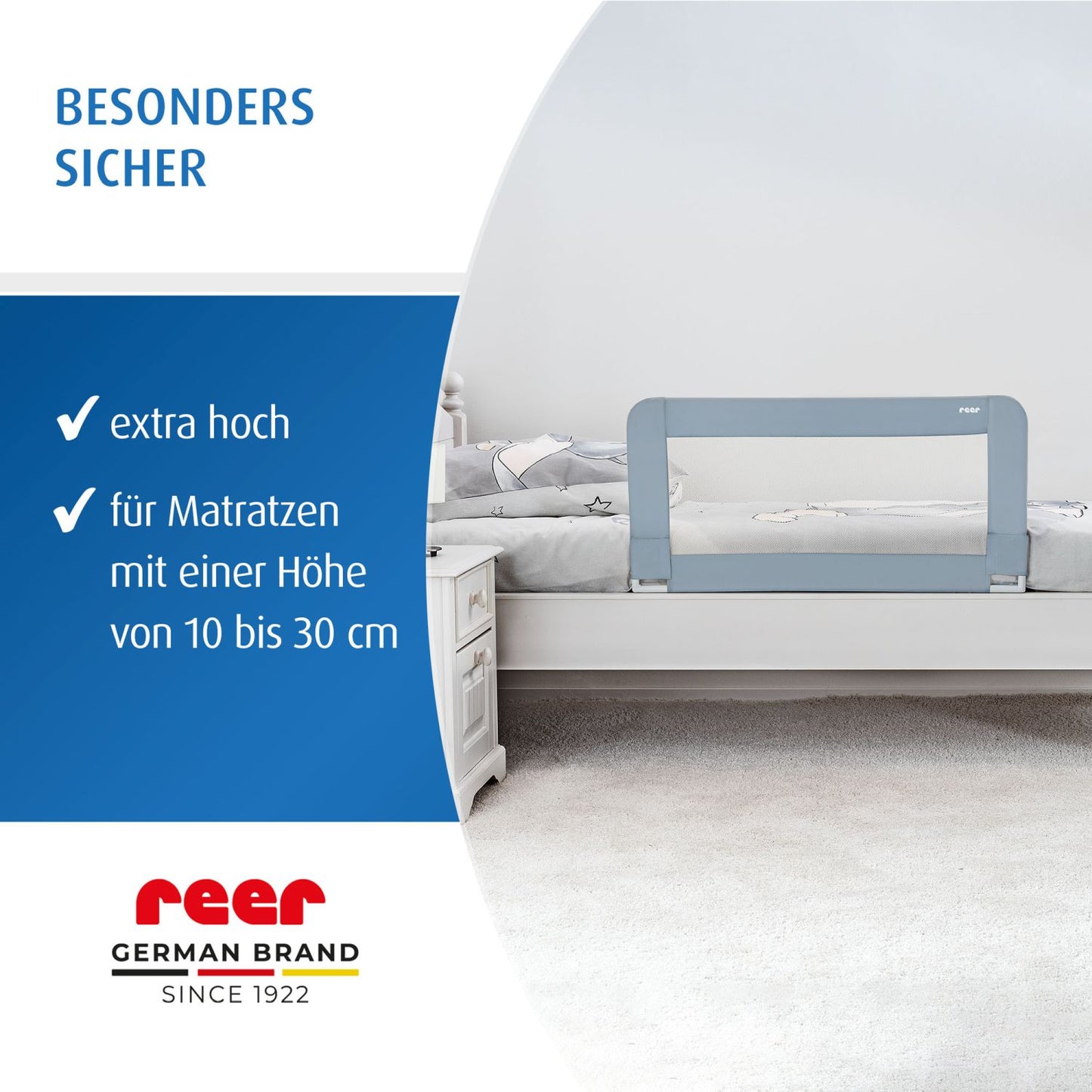 Sleep'n Keep bed rail, for beds 150 cm - 210 cm