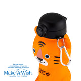 Silicon water bottle "We Care", tiger 600ml