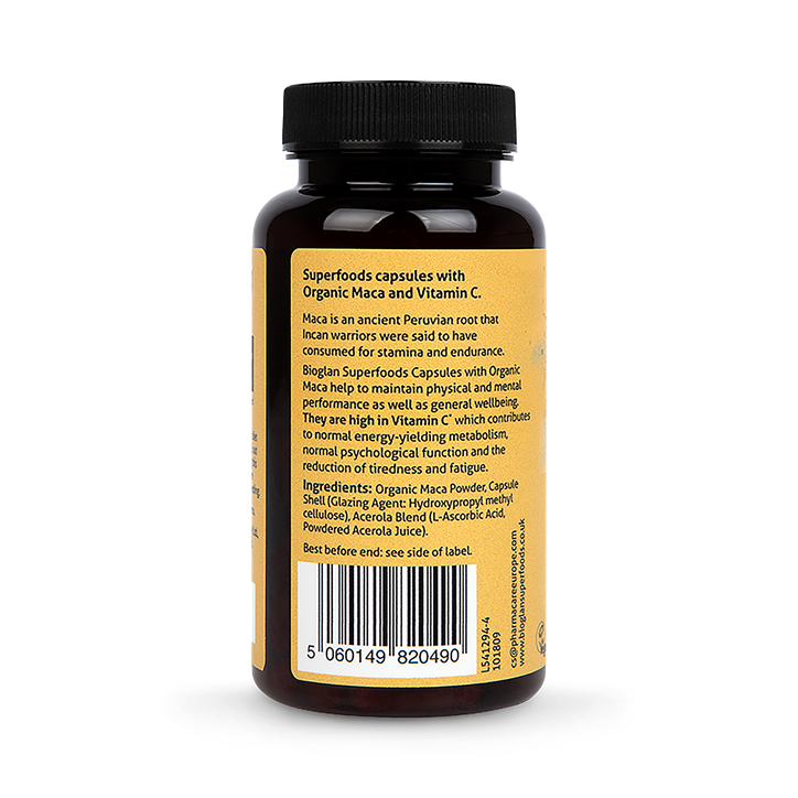Bioglan Superfoods Organic Maca 60 Capsules