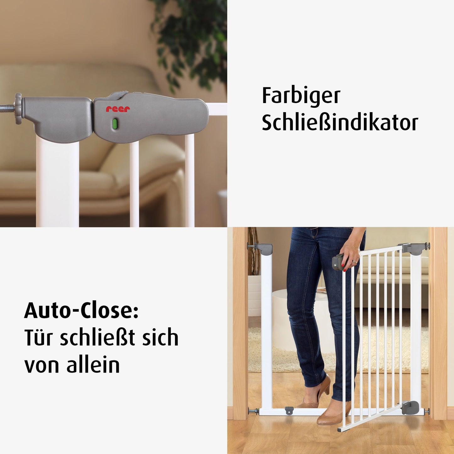 Advanced Pressure-mounted gate for gateway widths from 77.5 - 83.5 cm