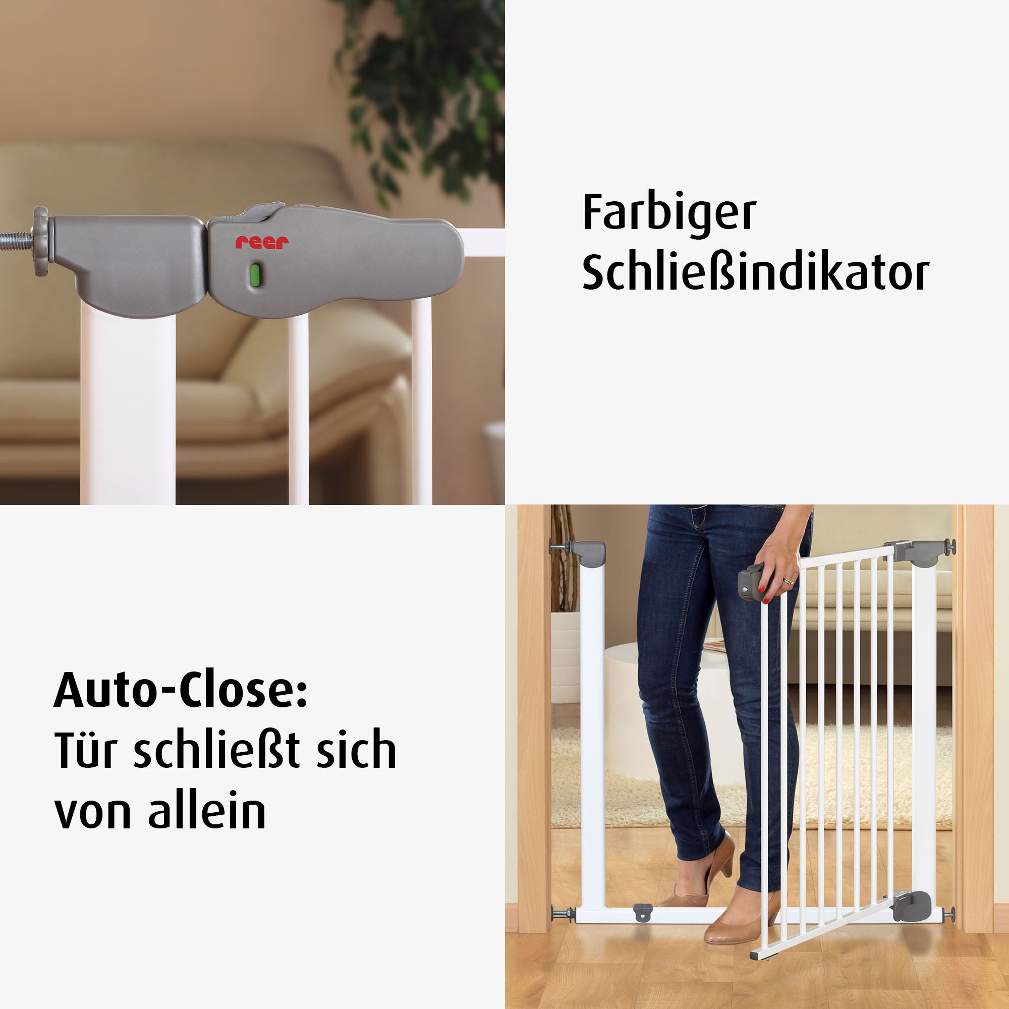 Advanced Pressure-mounted gate for gateway widths from 77.5 - 83.5 cm