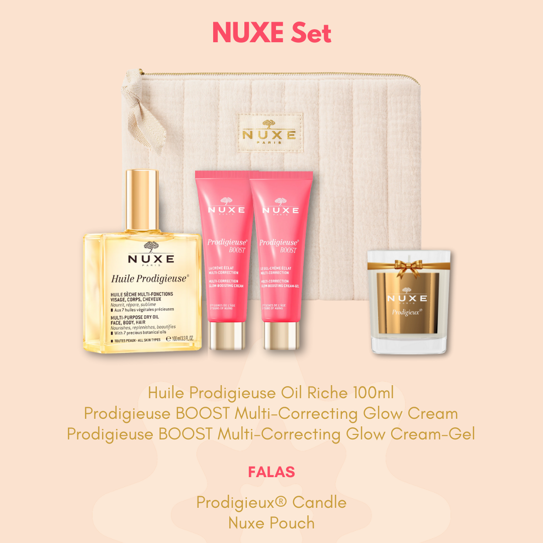 Nuxe Christmas Set Huile Prodigieuse + Prodigieuse Boost