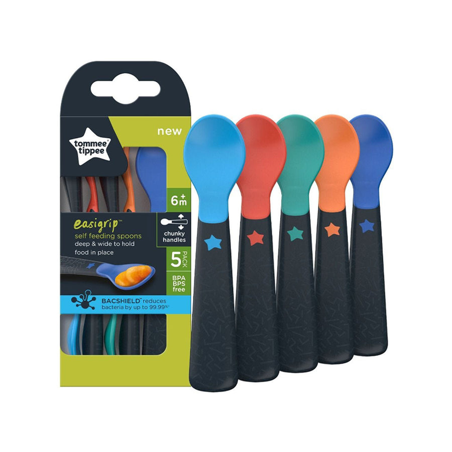 Tommee Tippee – Easigrip Self Feeding Spoons 6M+ *5pack