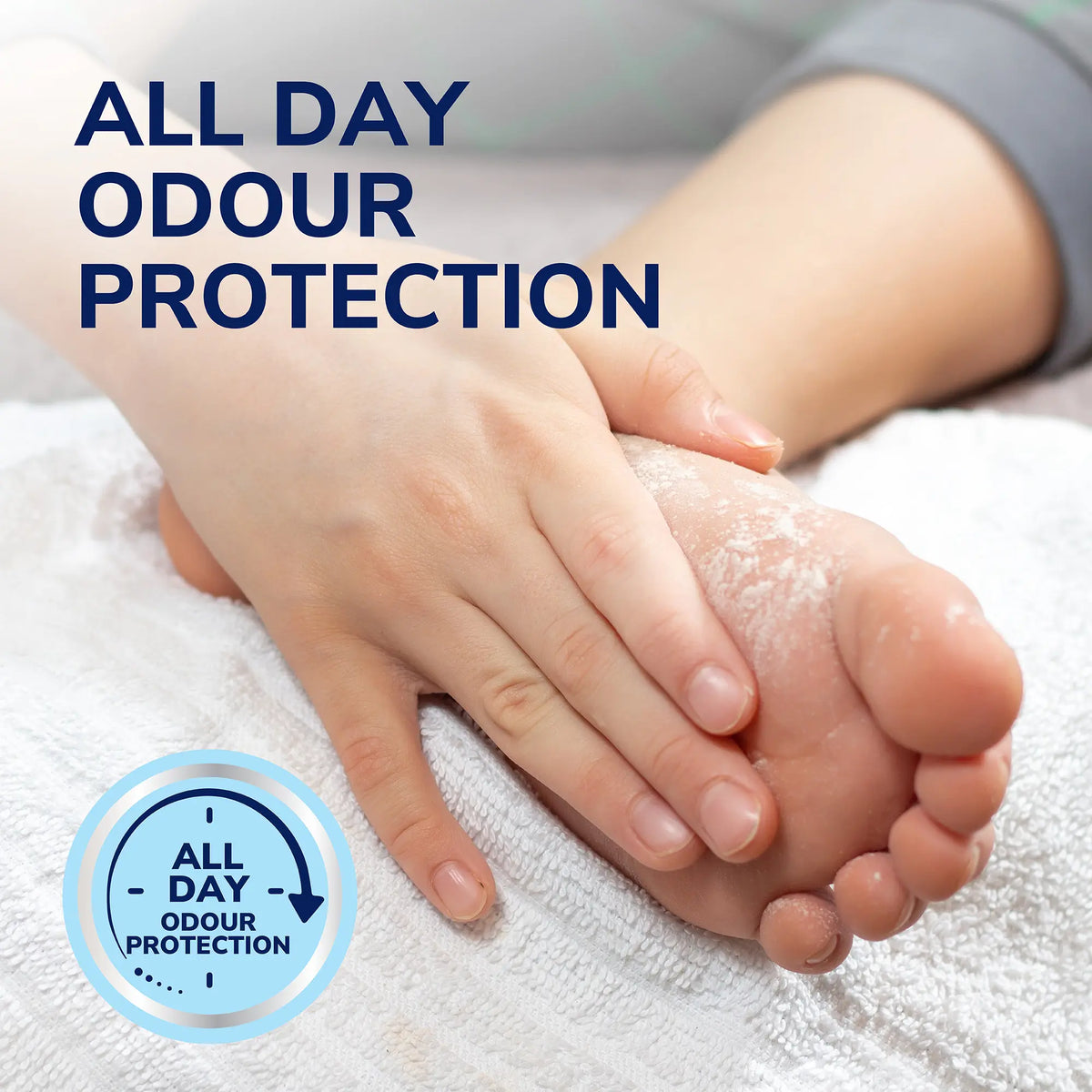 Dr. Scholl’s™ Ultra Odour-Fighting Foot Powder with Sweat Max Technology