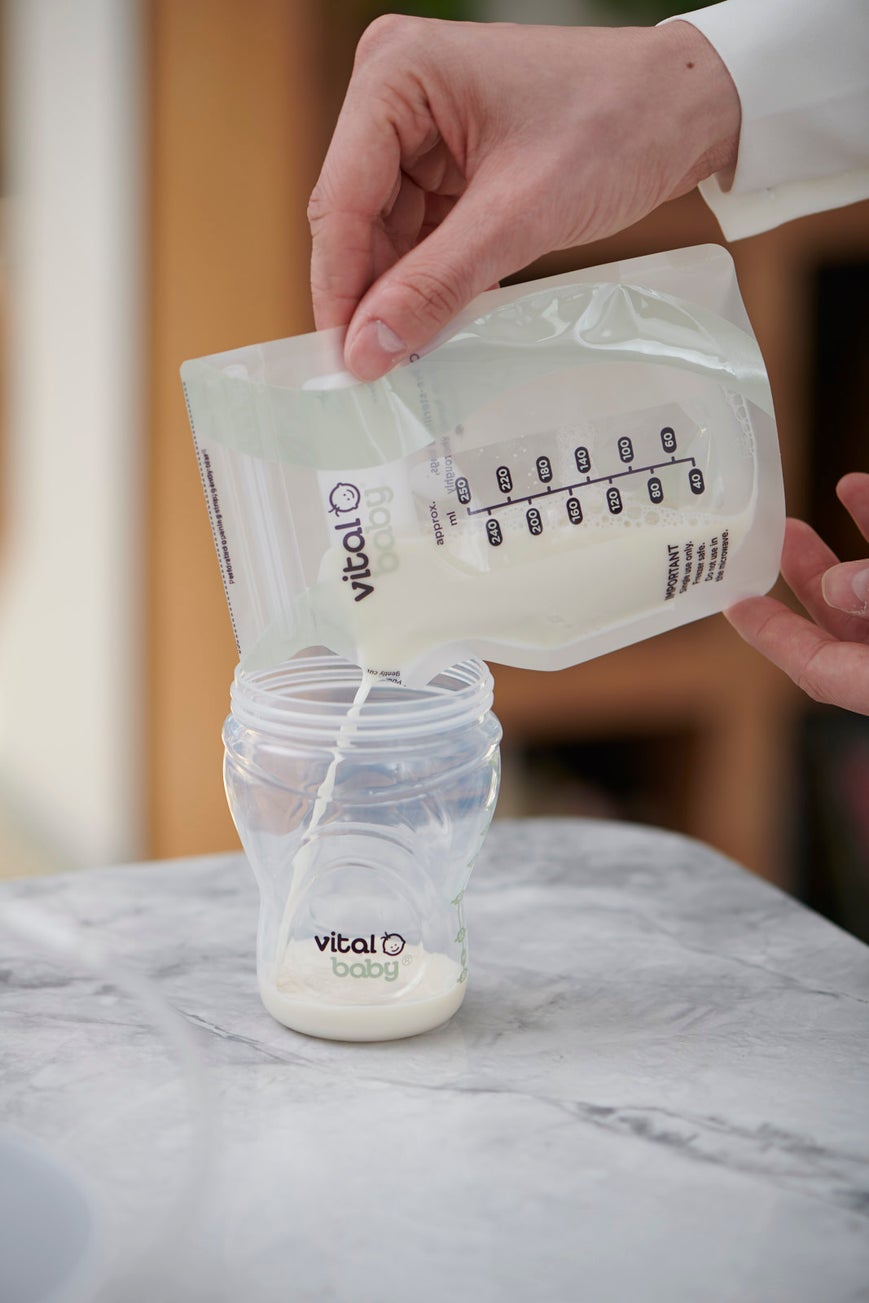 easy pour breast milk storage bags x30