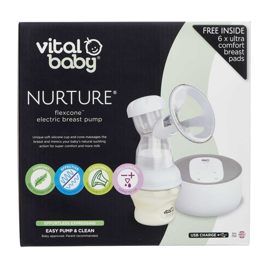 flexcone™ electric + manual breast pump (2 in 1)