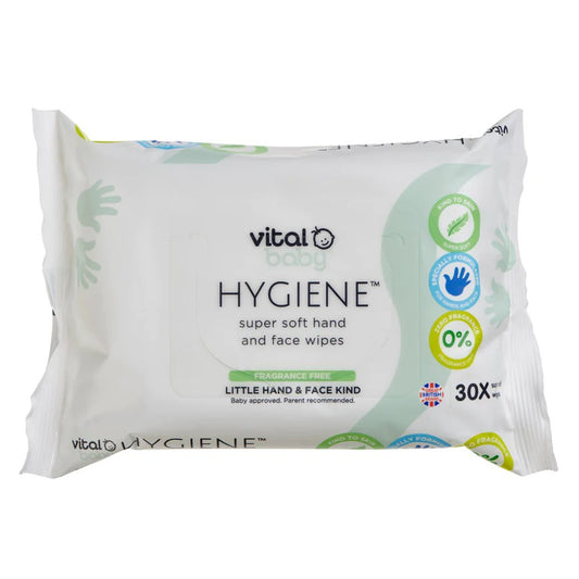HYGIENE biodegradable super soft hand & face wipes fragrance free