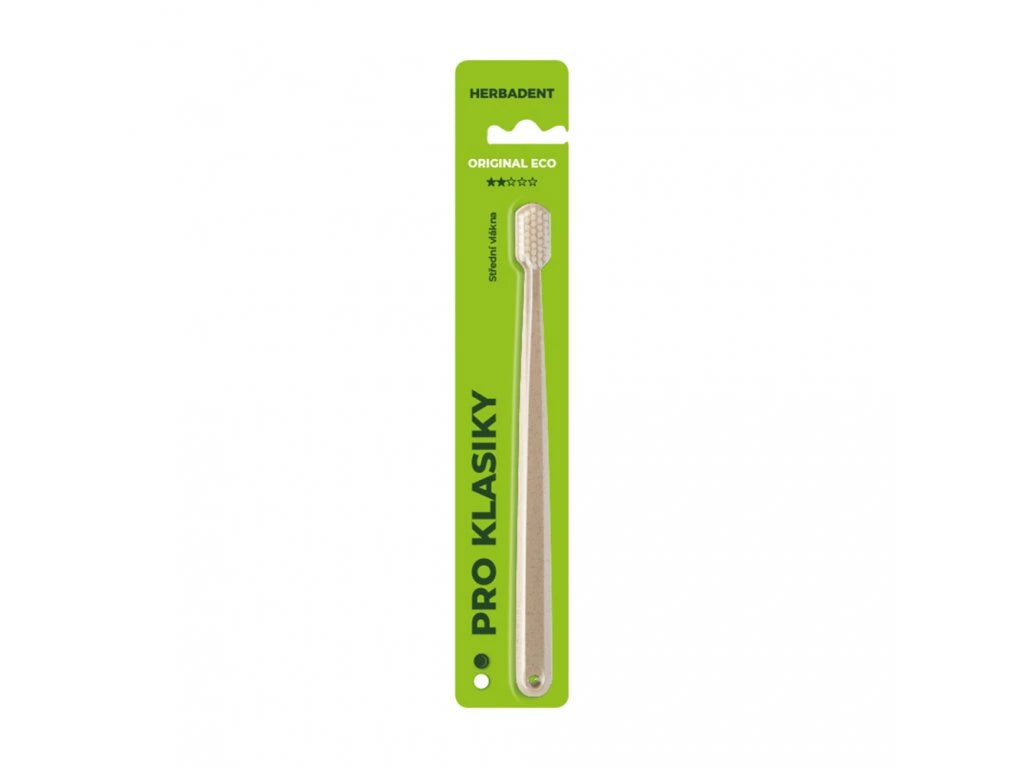 HERBADENT ORIGINAL Toothbrush with Bristle Hardness 1-5