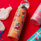 Stainless steel insulated water bottle "We Care", Radio Cassette 500ml