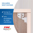 Magnetic lock with mounting aid, 1 piece