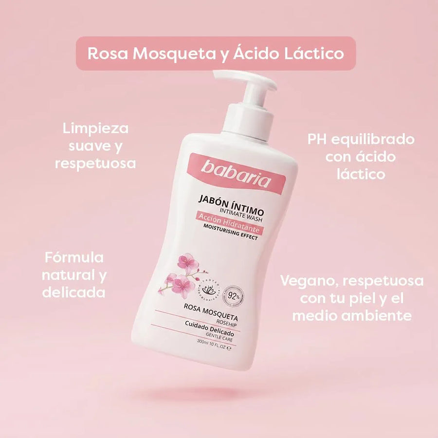Babaria Intimate Wash Moisturising Effect Rosehip *300ml