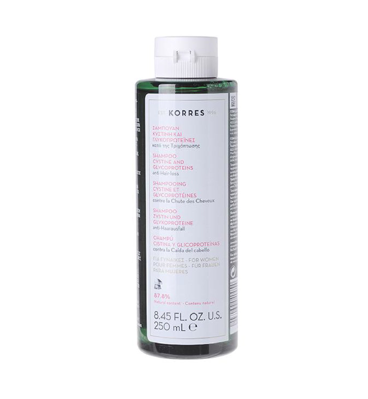 Cystine + Glycoproteins Shampoo for Anti Hair-loss 1+1 Set