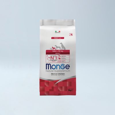 MONGE - Mini Adult 3 kg Pulë