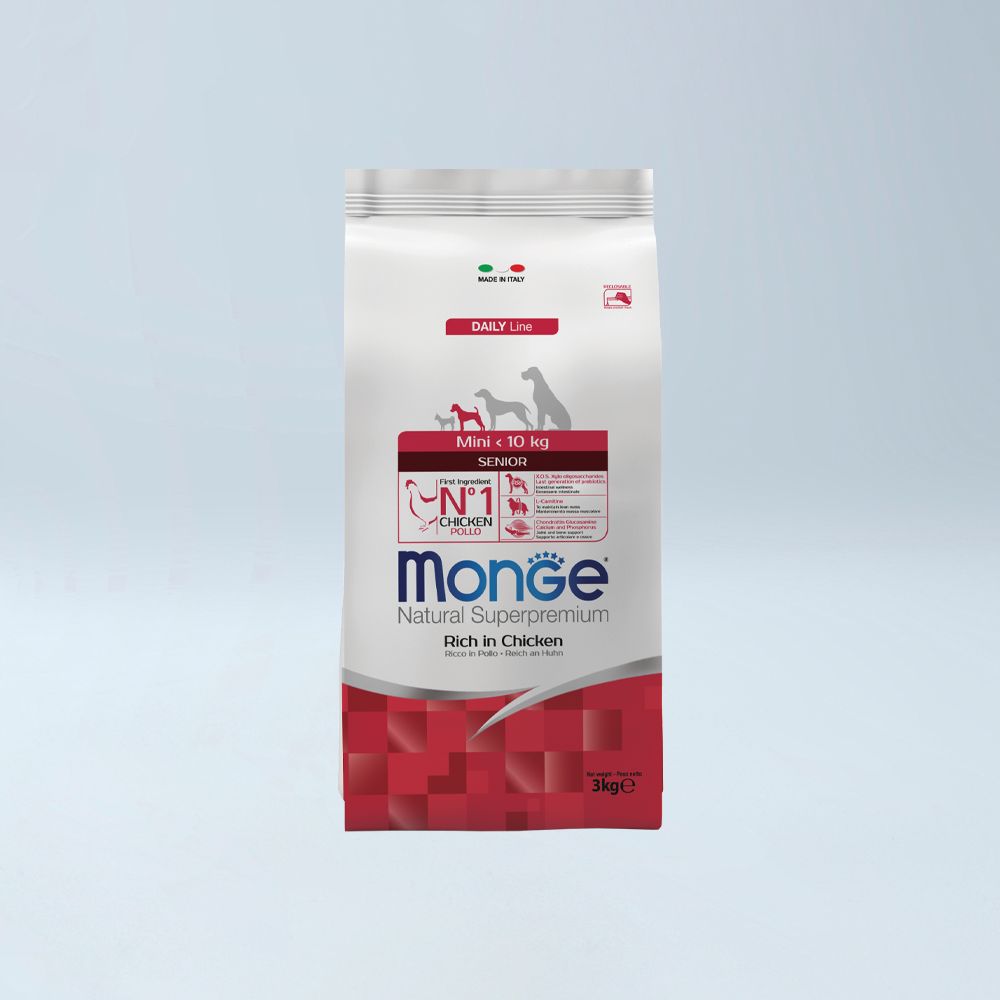 MONGE - Mini Senior 3 kg Pulë