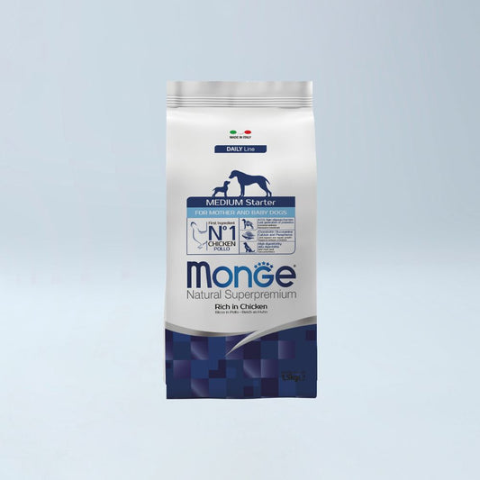 MONGE - Medium Starter 1.5 kg Pulë