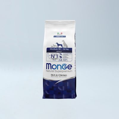 MONGE - Medium Adult 12 kg Pulë