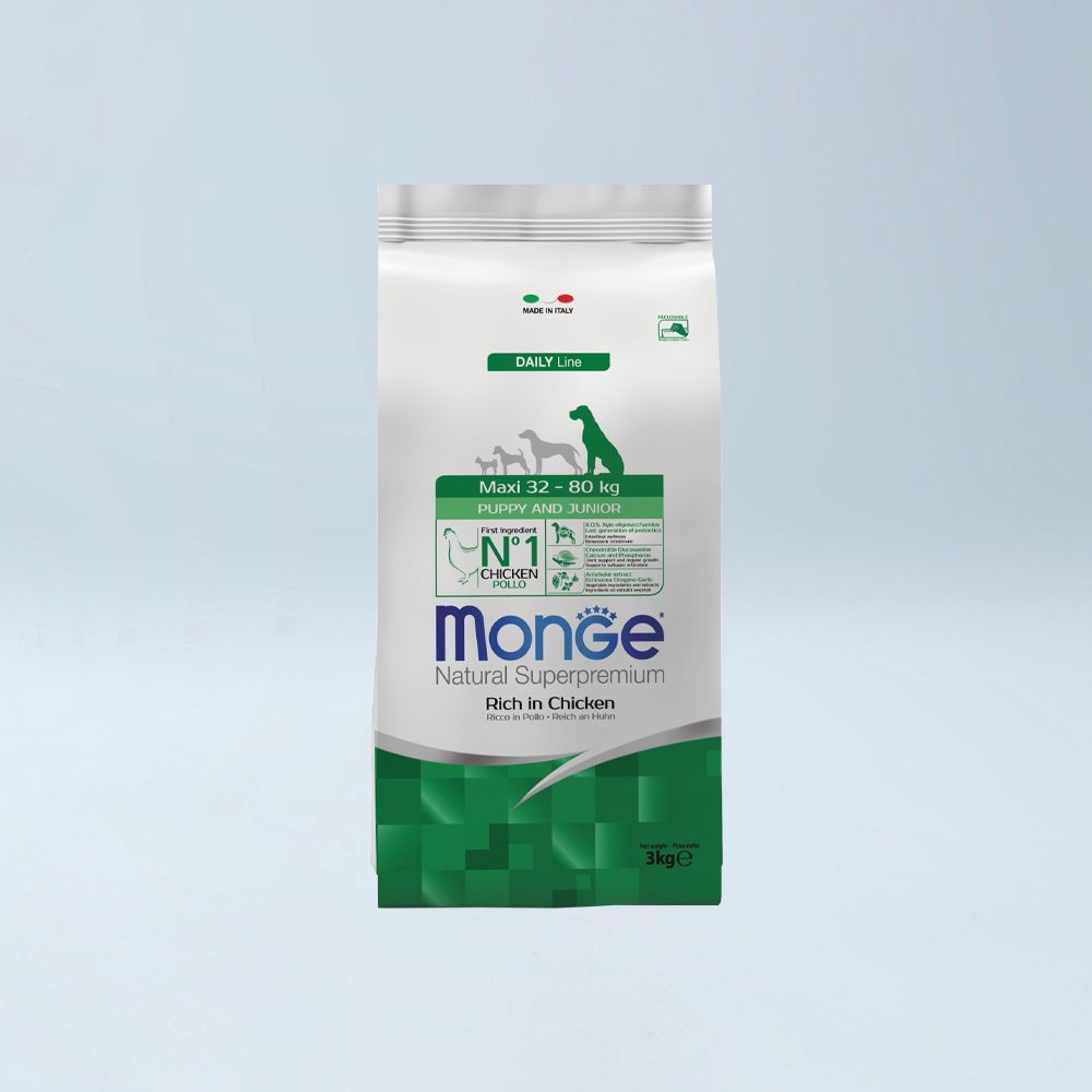 MONGE - Maxi Puppy/Junior 3 kg Pulë