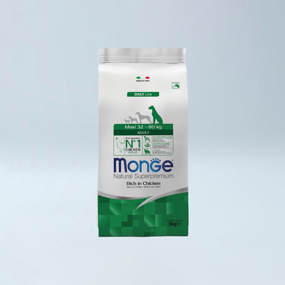 MONGE - Maxi Adult 3 kg Pulë