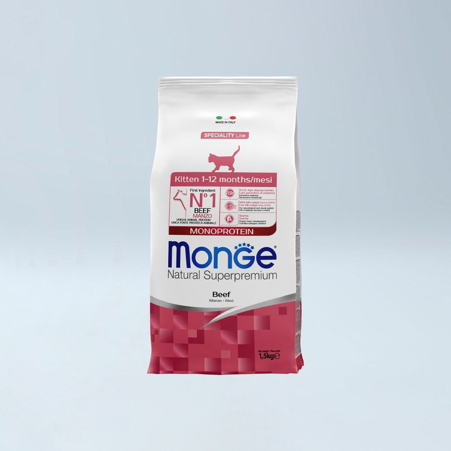 MONGE - MONO MACE Kitten Biftek 1.5 kg