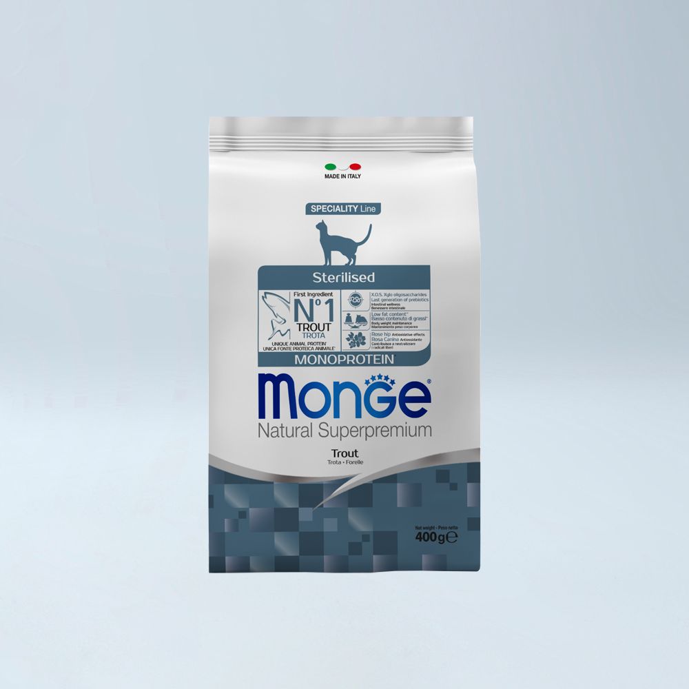MONGE - MONO MACE Sterilised Troftë 400 gr