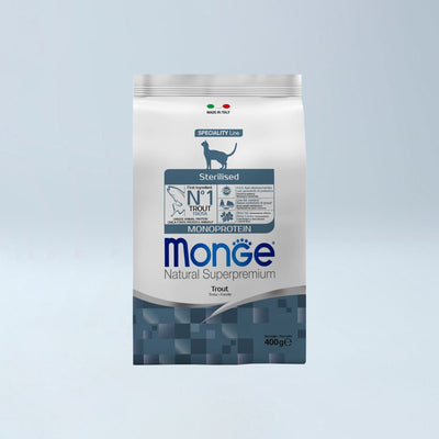 MONGE - MONO MACE Sterilised Troftë 400 gr
