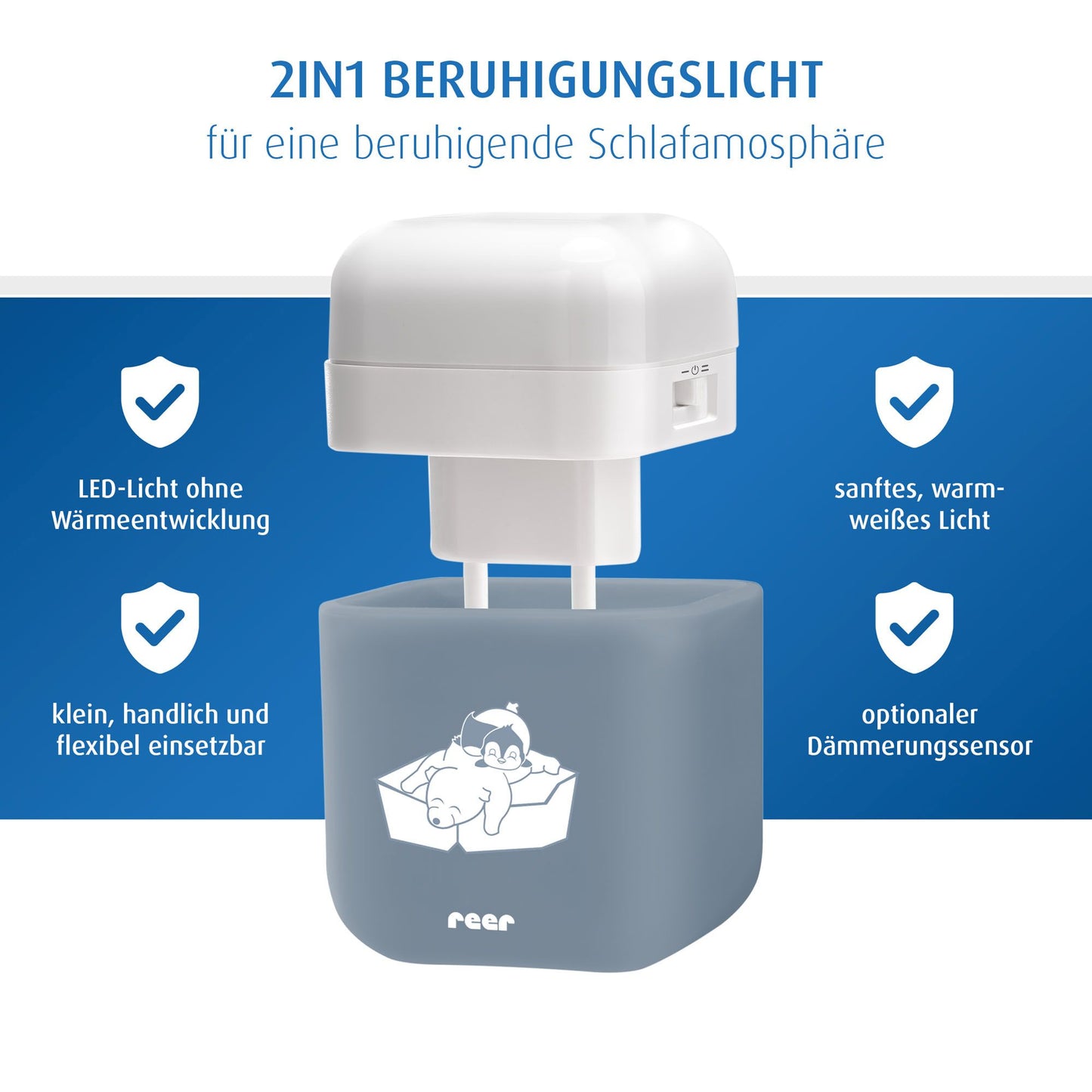2in1 SleepLight - blue-grey