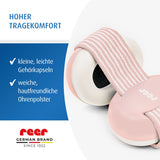 SilentGuard Baby kapuçona mbrojtëse për veshët, ngjyrë trëndafili