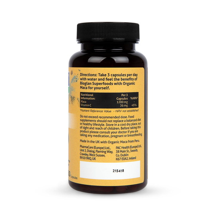 Bioglan Superfoods Organic Maca 60 Capsules