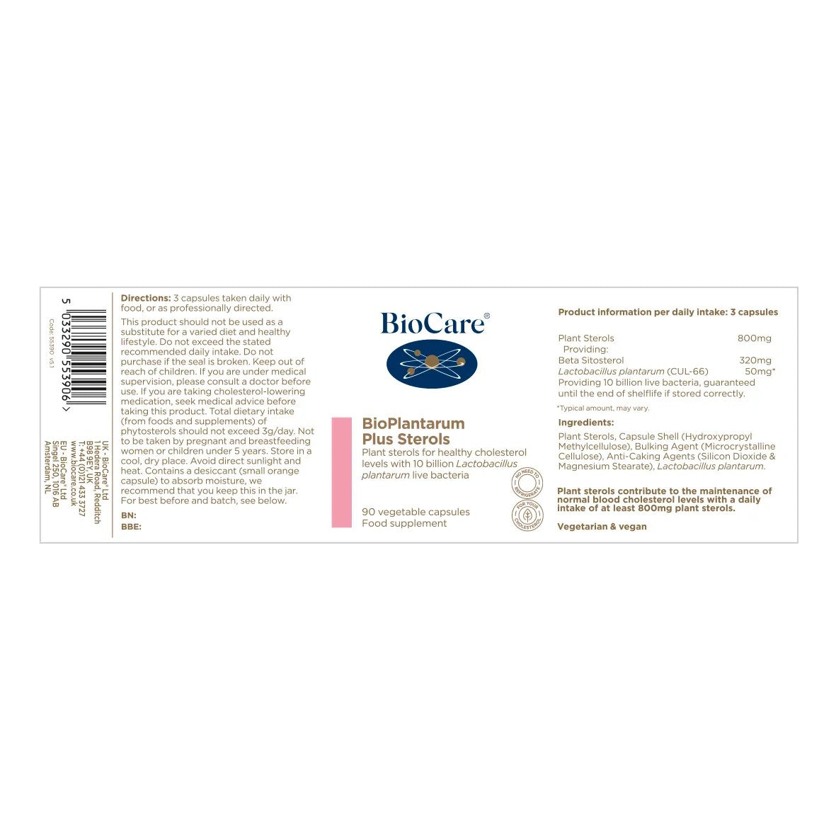 BioPlantarum Plus Sterols