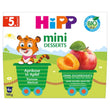 HiPP Mini Desserts im Becher Aprikose in Apfel (4x100g)