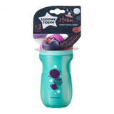 Cana cu pai izoterma,Tommee Tippee, 260 ml x 1 buc, 12 luni+, Roz / Turquoise
