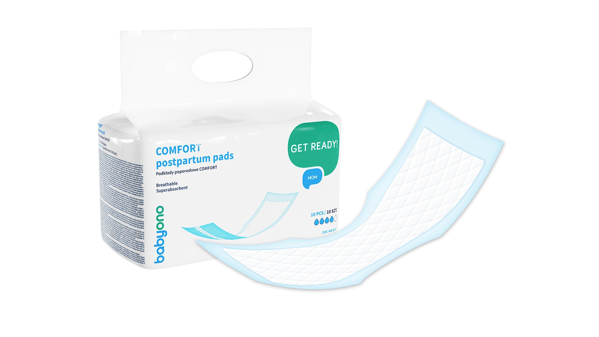 Postpartum pads COMFORT 10 pcs