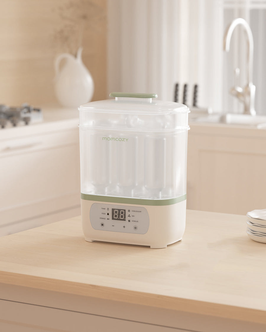 Momcozy 8-in-1 Baby Bottle Steam Sterilizer - Dryer