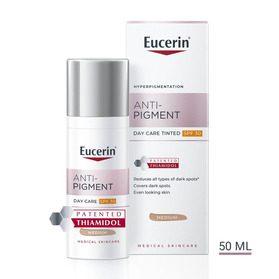 Дневна крема против пигменти со SPF30, средно нијансирана