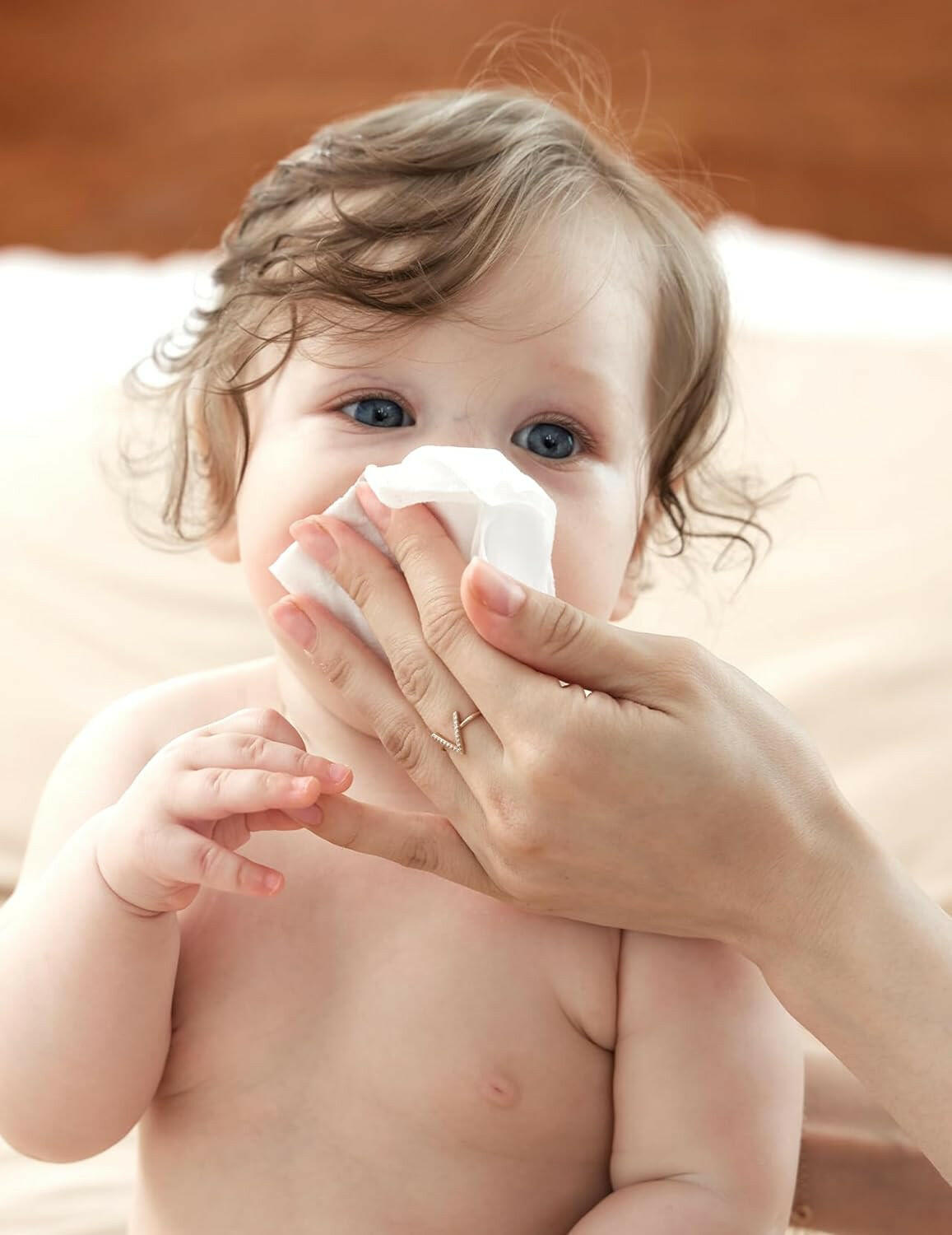 Momcozy Wipes with Saline for Baby's Skin