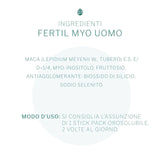 PromoPharma Fertil Myo Men's – with Maca and Selenium for the Wellbeing of Men – 60 Sticks of 3 g Each