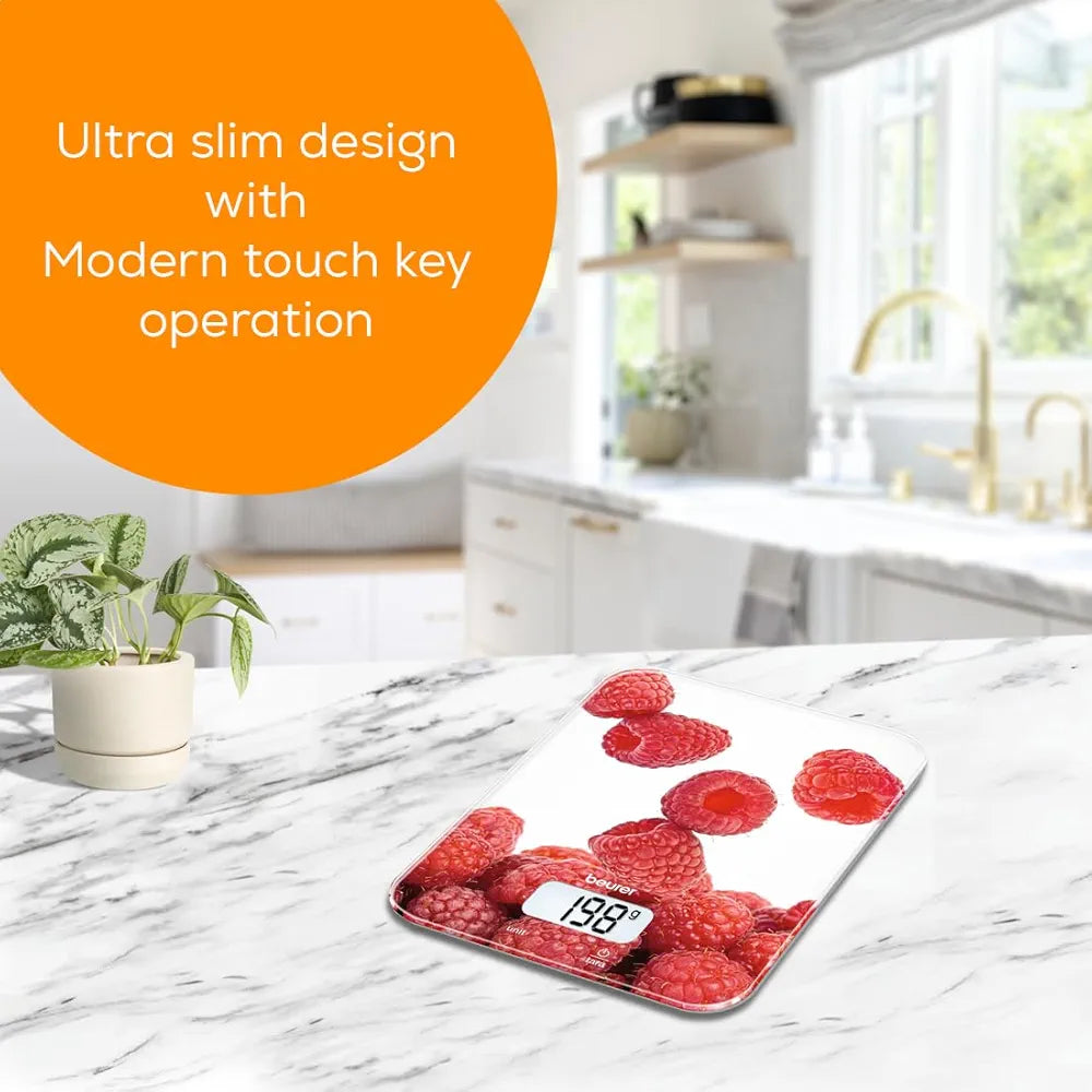 Beurer Berry KS 19 Kitchen Scales with Modern Touch Key Operation