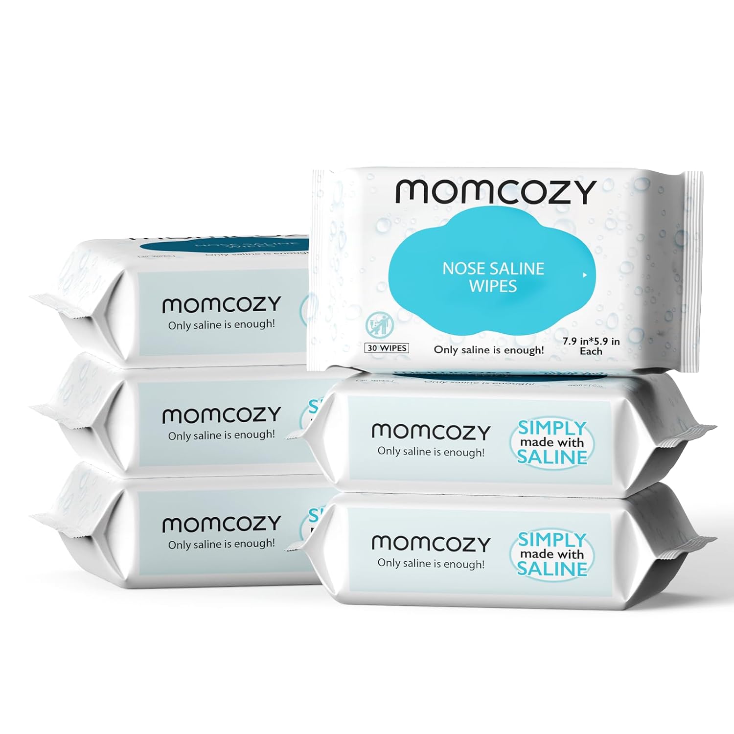 Momcozy Wipes with Saline for Baby's Skin