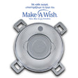 Round stainless steel insulated lunch box "We Care", green 850ml