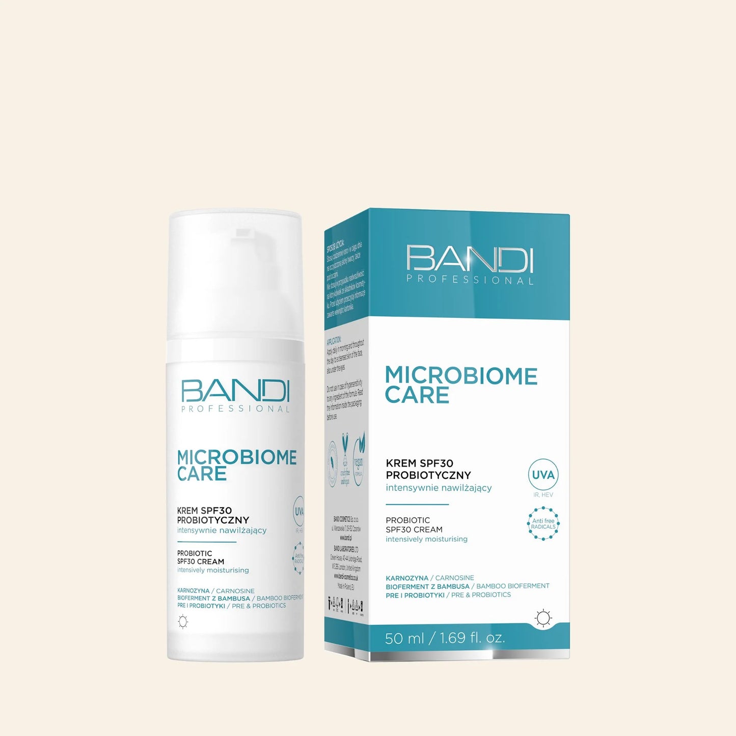 Bandi Microbiome Care Intesiv Moisturizing SPF30