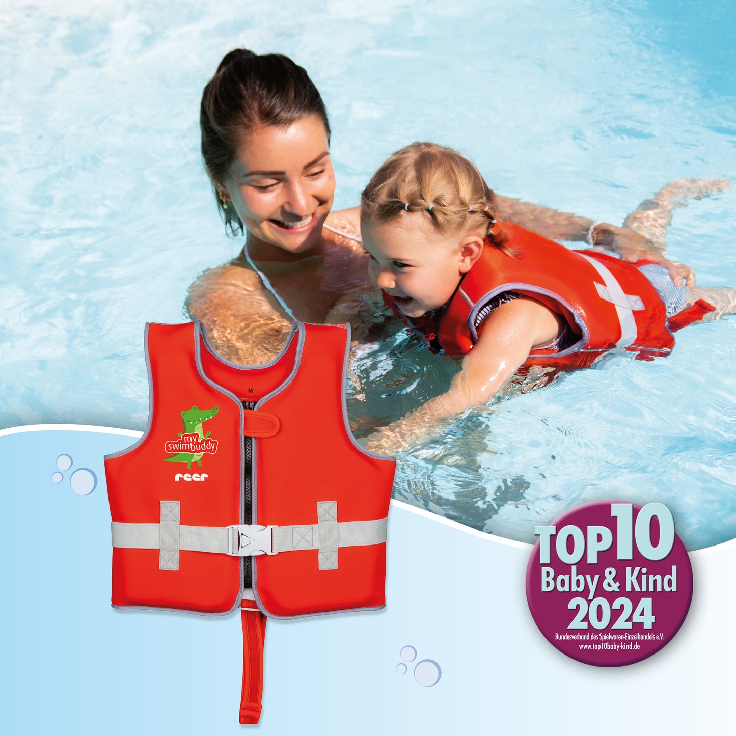 myswimbuddy Schwimmlernweste, Größe S